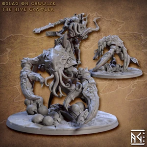 Oslag - Mounted - Mind Flayer Illithid -  Artisan Guild Fantasy D&D Miniature - Picture 1 of 2