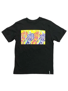 Fortnite Boys Short Sleeve Black Skull Trooper Wiggle Dance Tee Shirt - Picture 1 of 1