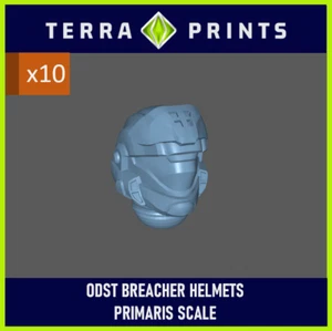 HALO ODST BREACHER HELMET (10x) compatable with warhammer 40k Primaris - Picture 1 of 10