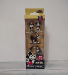 Disney Mickey Mouse True Original 90 Years Nano Metalfigs Die-Cast 5 Figuren Set - Bild 1 von 10