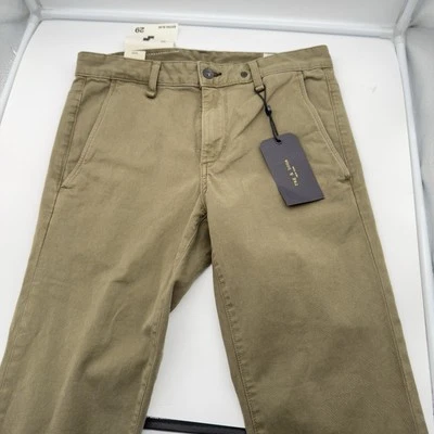 Rag & Bone Classic Chino Fit 1 Mens 29 32 Army Green Extra Slim Stretch USA - Image 1 of 4