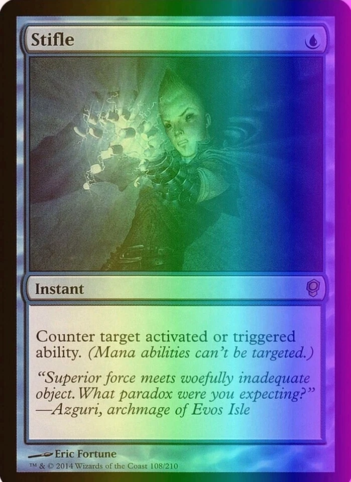 Stifle Conspiracy - LP FOIL Magic the Gathering 2014 - Image 1 of 1