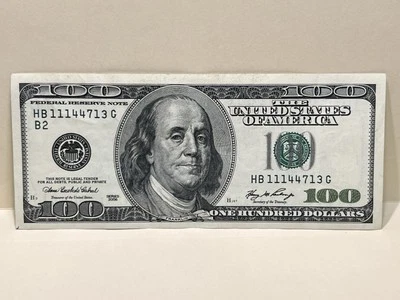 Series 2006 ~ US One Hundred Dollar Bill $100 ~ New York - HB 11144713 G - Image 1 of 3