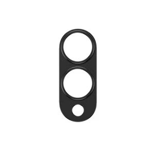 Hollowed Design Aluminum Phone Camera Cover Clear Protective Shield Guard Film - Photo 1/8