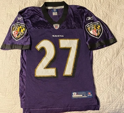 Reebok Baltimore Ravens Ray Rice para hombre talla pequeña púrpura Foto 1 de 4