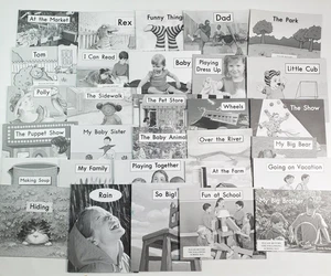 Lot of 30 Fountas & Pinnell Orange System Levels A B Leveled Literacy Readers - Imagen 1 de 5