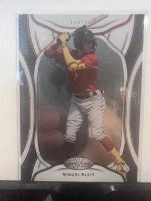 2023 Panini Chronicles - Certified Miguel Bleis #44 (RC) - Image 1 of 2