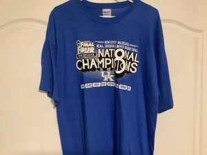 2012 Kentucky Wildcats Basketball Final Four National Champion T shirt Size XL - Bild 1 von 4