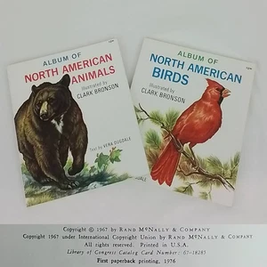 Album of North American Birds/Animals 1976 Dugdale Set of 2 Paperbacks #J3755 - Picture 1 of 20