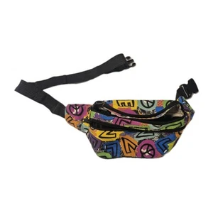 Men Women Fanny Pack Belt Waist Bag Cross Body Multicolor Pattern - Picture 1 of 11
