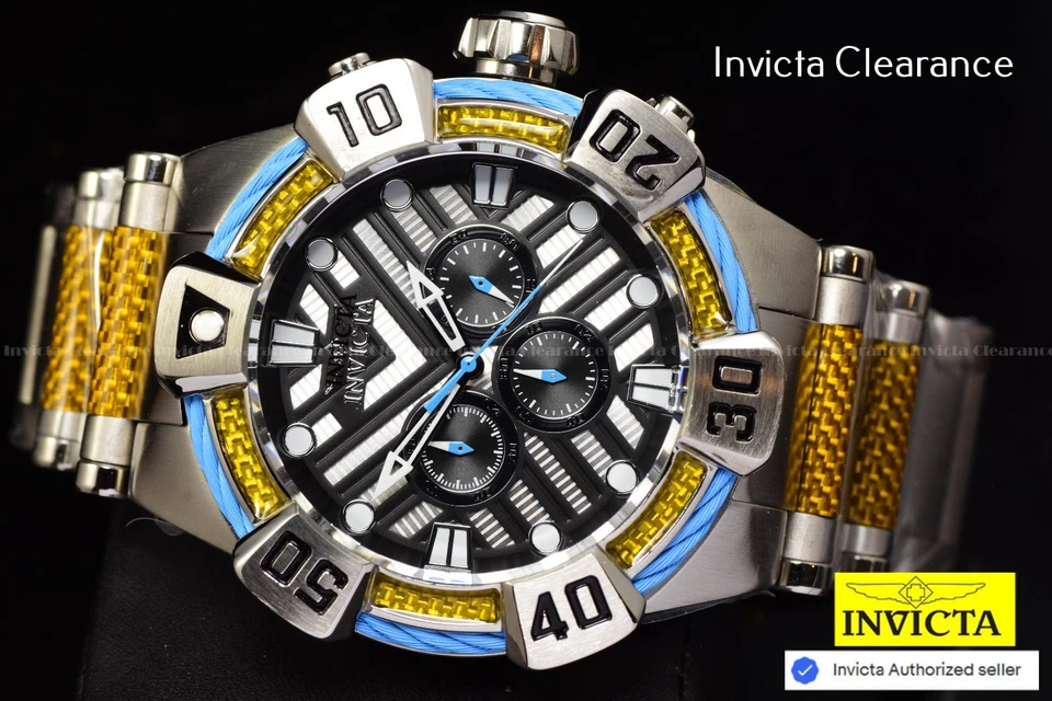 Invicta Men's Bolt 52mm Quartz Chronograph Watch IN-46529