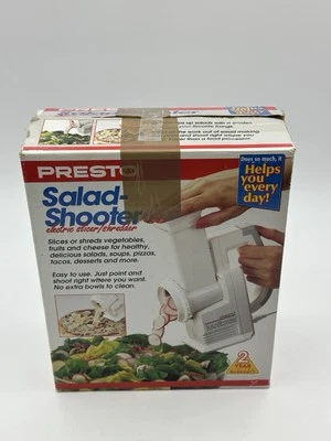 Presto Salad Shooter Electric Food Slicer Shredder #02910 Nice Condition Vintage - Image 1 of 4