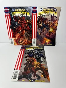 IRON MAN HOUSE OF M #1-3 (Marvel Comics 2005) -- #1 2 3 -- FULL Set - Picture 1 of 11