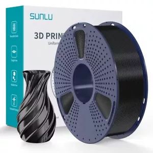 SUNLU 3D Drucker Filament PLA Plus 1,75 mm 1 kg Spule PLA+ schwarz verwicklungsfrei ±0,02 - Bild 1 von 9