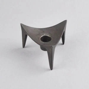 Candle Holder - Denmark - Metal - Design - Vintage - Tripod - Picture 1 of 5