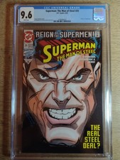 Superman: The Man Of Steel #25 CGC Universal Grade 9.6 (DC 1993) white pages