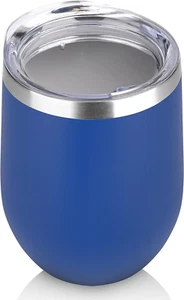 Stainless Steel Wine Tumbler Bulk with Lid, Personalized Insulated Tumblers Set, - Picture 1 of 12