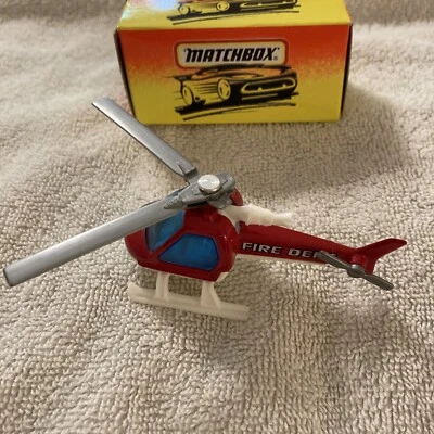 Matchbox MB 60 Helicopter 1996 vintage Mint in Box Superfast - Image 1 of 4