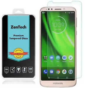Motorola " Moto G6 Play " Tempered Glass Screen Protector Shield Cover Saver - Picture 1 of 8