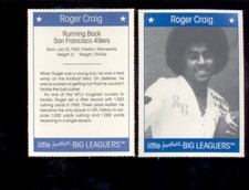 1991 Little Big Leaguers ROGER CRAIG San Francisco 49ers Card