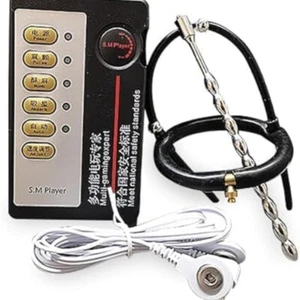 E-Stim Shock Urethral Plug Penis Plug Sounding Chastity Therapy Device BDSM Male - Picture 1 of 16