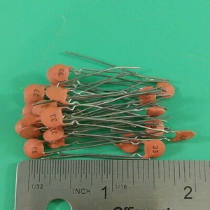 (25 PCS) FARADAY T06F330K2-SL-1 CAPACITOR 50V 33pF +-10% SL - Picture 1 of 3
