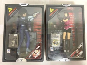 zippo biohazard Leon clair limited edition vintage 1997 Lighter Figure 2 set JP - Picture 1 of 7