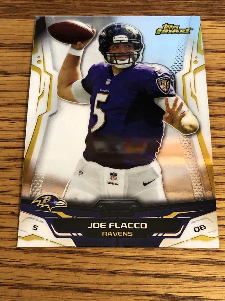 Joe Flacco 2014 Topps Finest Ravens #92   *5150* - Image 1 of 1