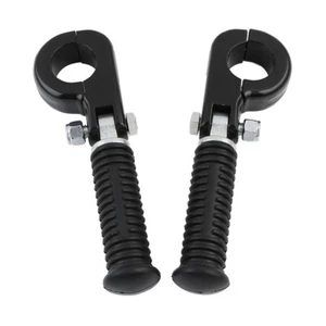 Highway Foot Pegs Pedals 1-1/4" Crash Bar Fit For Harley Touring Dyna Fatboy - Picture 1 of 12