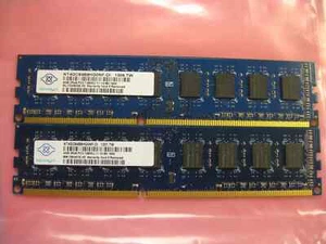 8GB ( 4GB x 2 ) DIMM DDR3 PC Desktop PC3-12800U 1600MHz 240pin NON-ECC UnBuff - Picture 1 of 5