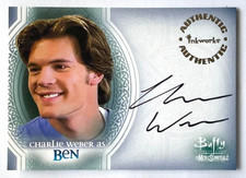 Buffy the Vampire Slayer Men of Sunnydale Auto Card A9 Charlie Weber as Ben