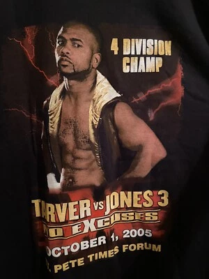 Roy Jones Jr vs Antonio Tarver 3 T-Shirt Adult Large 2005 St Petersburg FL - Image 1 of 4