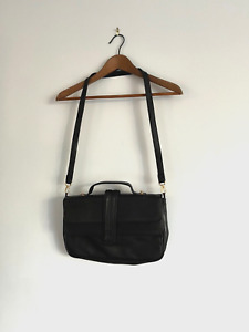 Vintage 80s Purse Robert Lefort leather handbag/shoulder bag