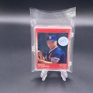 Roger Clemens 1991 Star Company Red Sox 9-card Gold Series Set #/1500 Lot3443