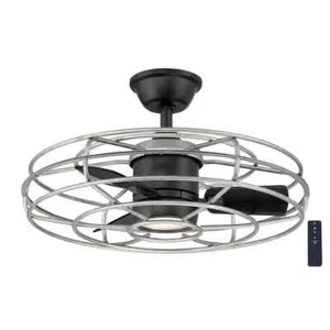 Home Decorators Collect Heritage Point 25" Indoor/Outdoor Galvanized Ceiling Fan - Picture 1 of 7