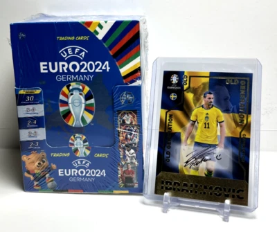 BOX UEFA EURO 2024 GERMANY EF + ZLATAN IBRAHIMOVIC Printed Auto Limited Edition - Image 1 of 2