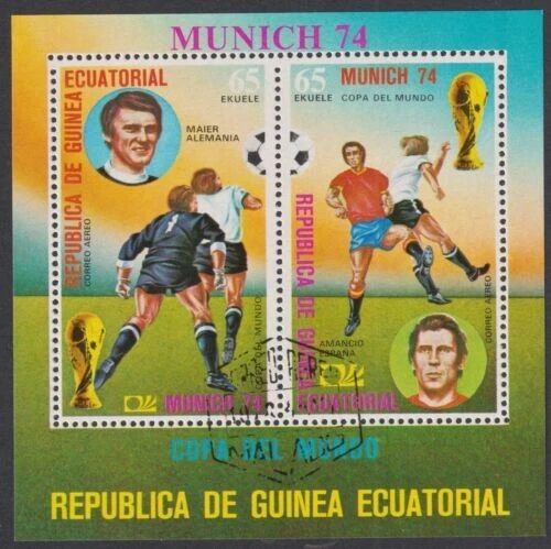 Republica De Guinea Ecuatorial Munich 1972 Mini Sheet Excellent Condition - Image 1 of 1