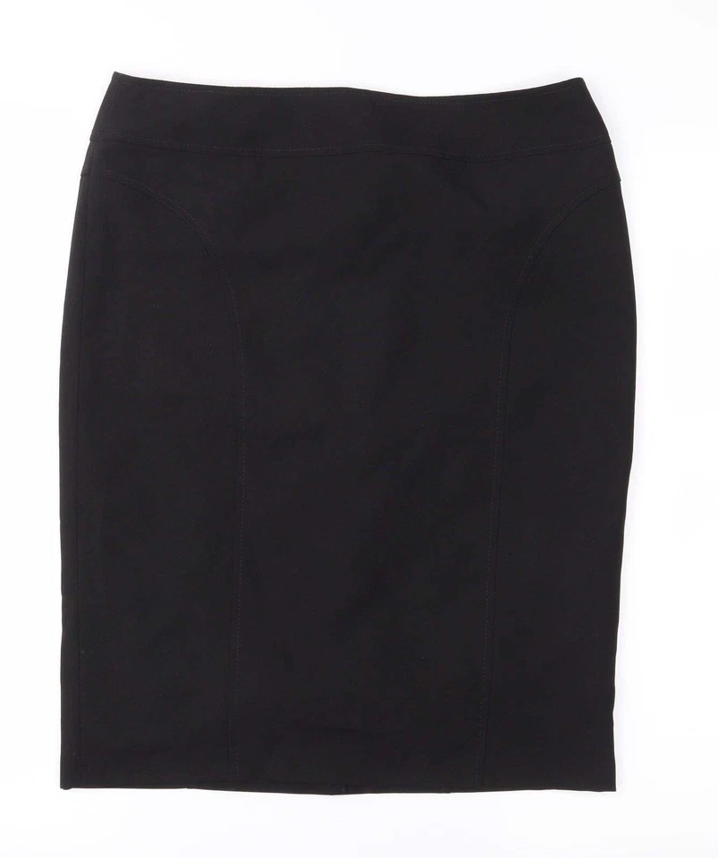 EVIE Womens Black Polyester Blend Skirt Size 10 - Image 1 of 4