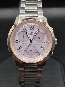 Citizen Quartz Watch xC Chronograph Alarm Unisex 40mm Mother of Pearl c.Apr'15 - Picture 1 of 18