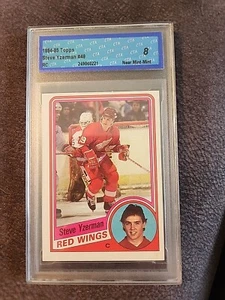 1984 Topps #49 Steve Yzerman Rookie CTA 8 NM-MT Detroit Red Wings RC HOF - Bild 1 von 3