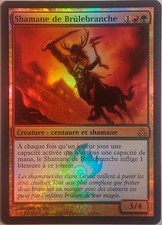 Shaman brûlebranche premium/foil-english burning-tree shaman nm-mtg magic