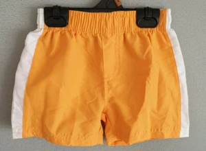 BNWT Boys Sz 4 Kmart H+T Brand Orange White Stripe Microfibre Swim Board Shorts - Picture 1 of 1