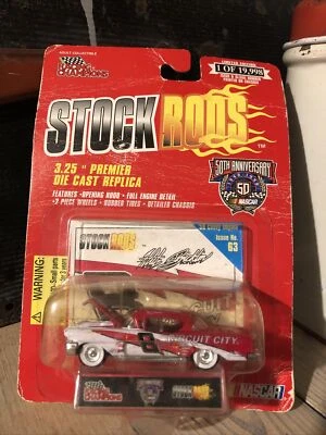 Racing Champions 1/64 Stock Rods #63, Hut Stricklin #8 Circuit City '58 Impala  Foto 1 de 4