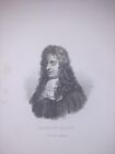 Portrait/Domenico Cassini Astronomer Engineer/Imperia Pardesi Etching 1837