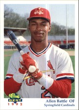1992 Springfield Cardinals Classic/Best #6 Allen Battle