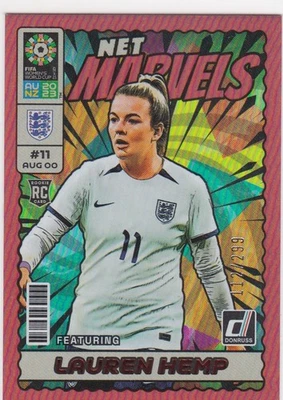 2023 Donruss FIFA Women's World Cup RED #6 LAUREN HEMP  NET MARVELS #112/299 - Image 1 of 2