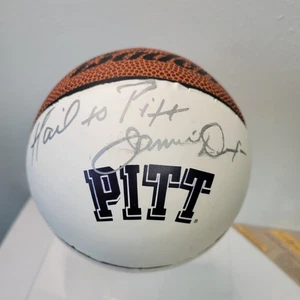 Jamie Dixon signierter Baden Mini-Basketball "Hail to Pitt" Pitt Panthers Trainerball - Bild 1 von 5