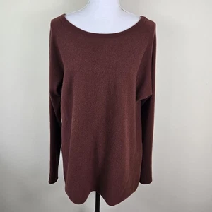 Vince Pullover Damen mittelbraun Wolle Kaschmir Mischung Pulli Langarm weich - Bild 1 von 15