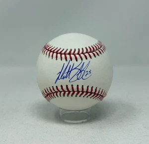 Matt Strahm Signed Rawlings Official MLB Baseball Philadelphia Phillies PSA 667 - Picture 1 of 2