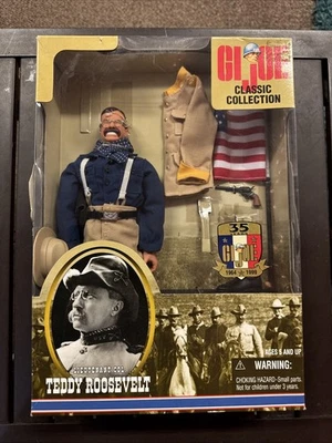 G.I. Figura Joe Teddy Roosevelt 35 Aniversario Colección Clásica Nueva Precintada Foto 1 de 4